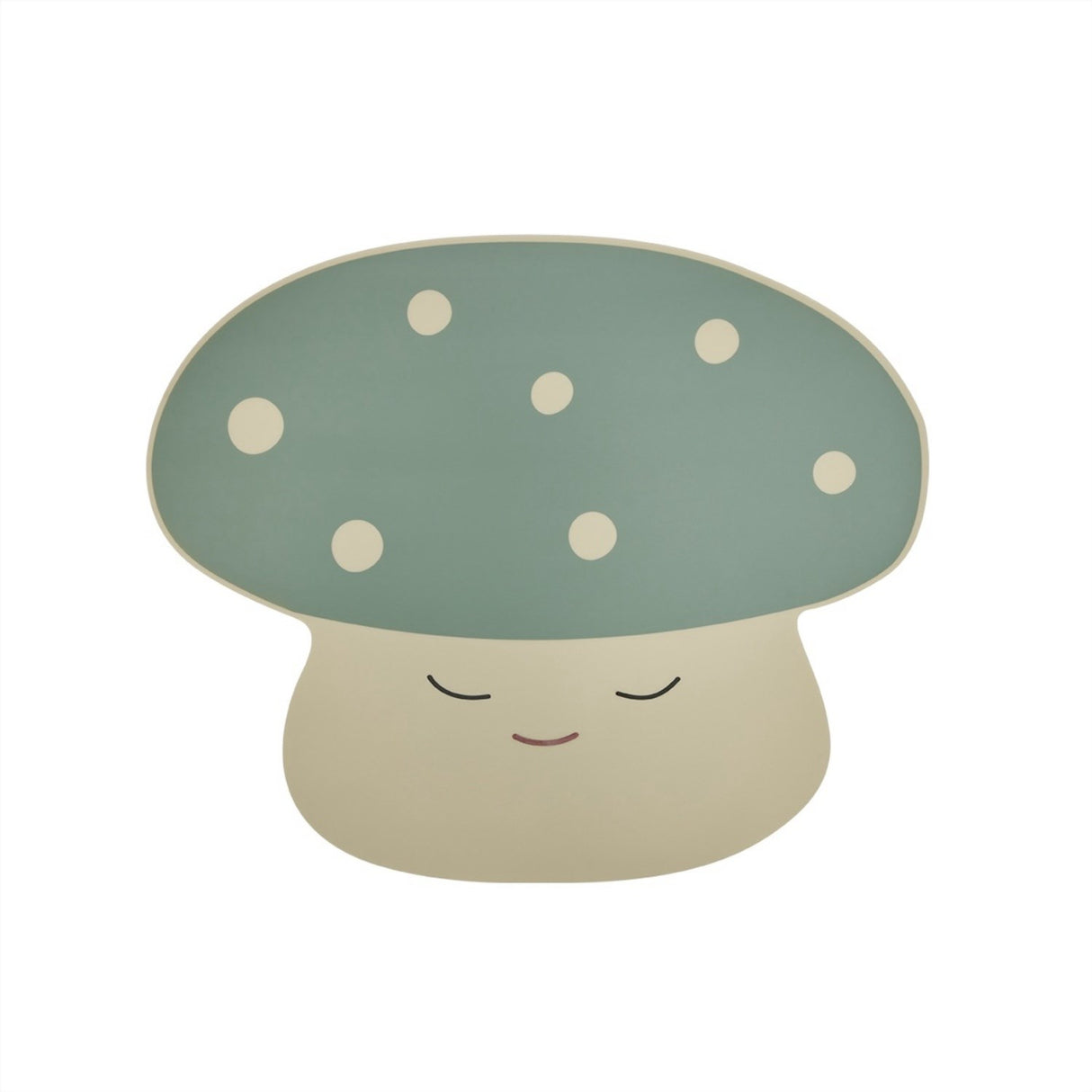 OYOY Offwhite/Pale Green dekkebrikke Mushroom