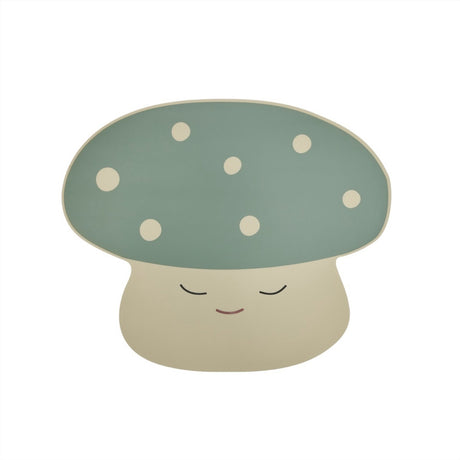 OYOY Offwhite/Pale Green dekkebrikke Mushroom