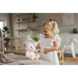 Teddykompaniet Teddy Unicorns - Enhjørning Enya, Rosa, 20 cm