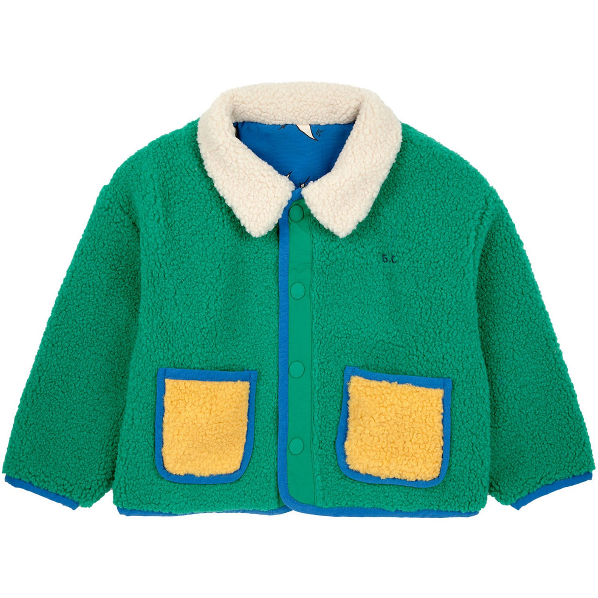 Bobo Choses Blue Beneath The Moon All Over Reversible Jacket