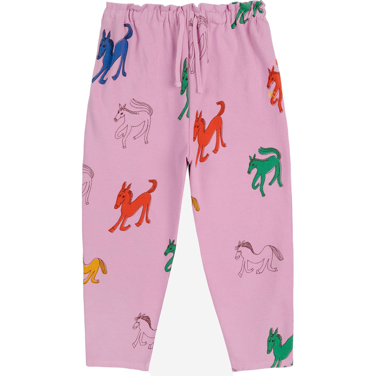 Bobo Choses Pink Wonder Horse All Over Paper Bag Jogging Pants