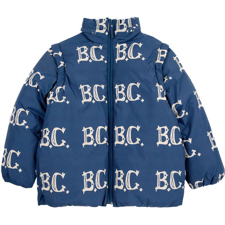 Bobo Choses Midnight Blue B.C Vintage All Over Padded Anorak