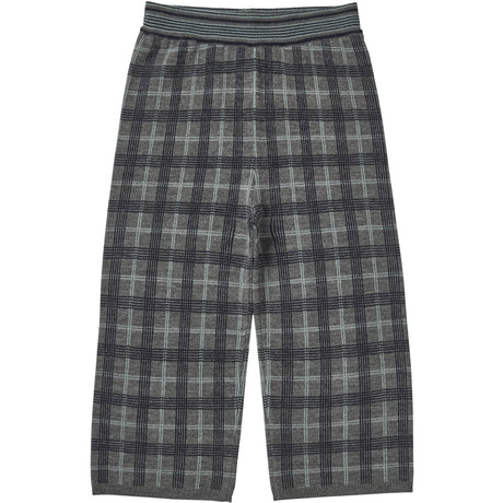 FUB Grey Melange Check Bukser