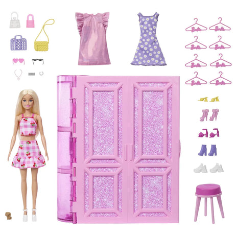 Barbie® Fashion Fun Dream Closet m Dukke