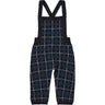 FUB Dark Navy Baby Checked Overalls