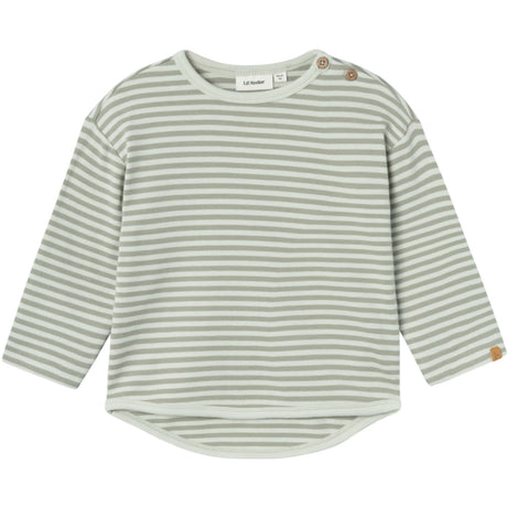 Lil'Atelier Green Tint Geo Alk Bluse