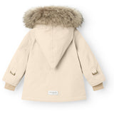 Mini A ture Angora creme Wang Fleece Vinterjakke m. Pels