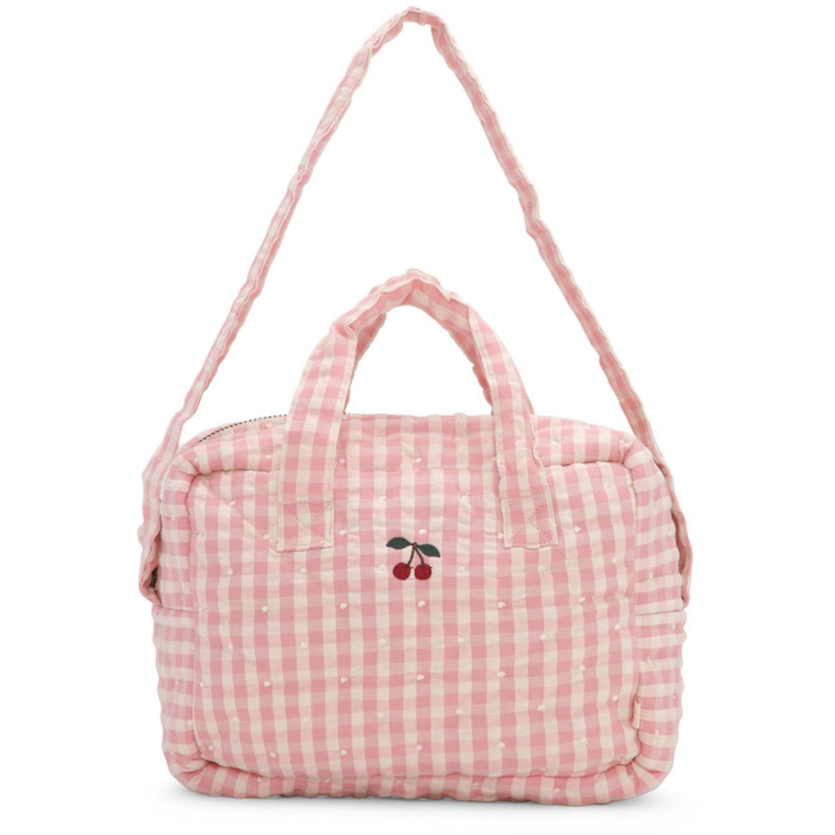 Konges Sløjd Powder Pink Check Doll Bag