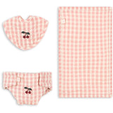 Konges Sløjd Powder Pink Check Doll Nursery Set