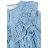 Konges Sløjd Billie Blue Kim Frill Dress Gots