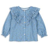 Konges Sløjd Billie Blue Kim Frill Blouse Gots