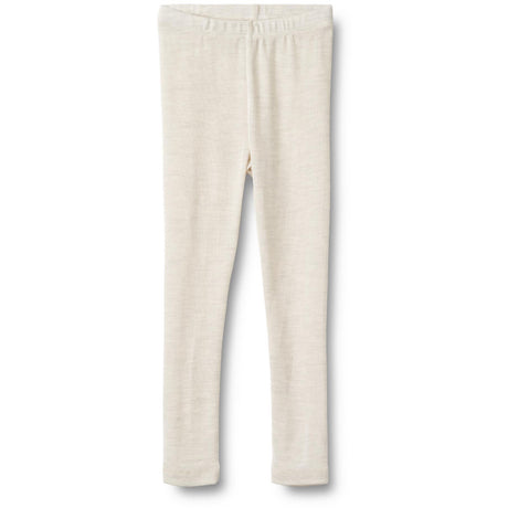 Wheat Eikgshell Melange Wool Leggings Agi