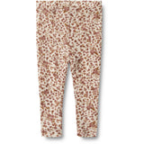 Wheat Rose Flowers Wool Leggings Agi