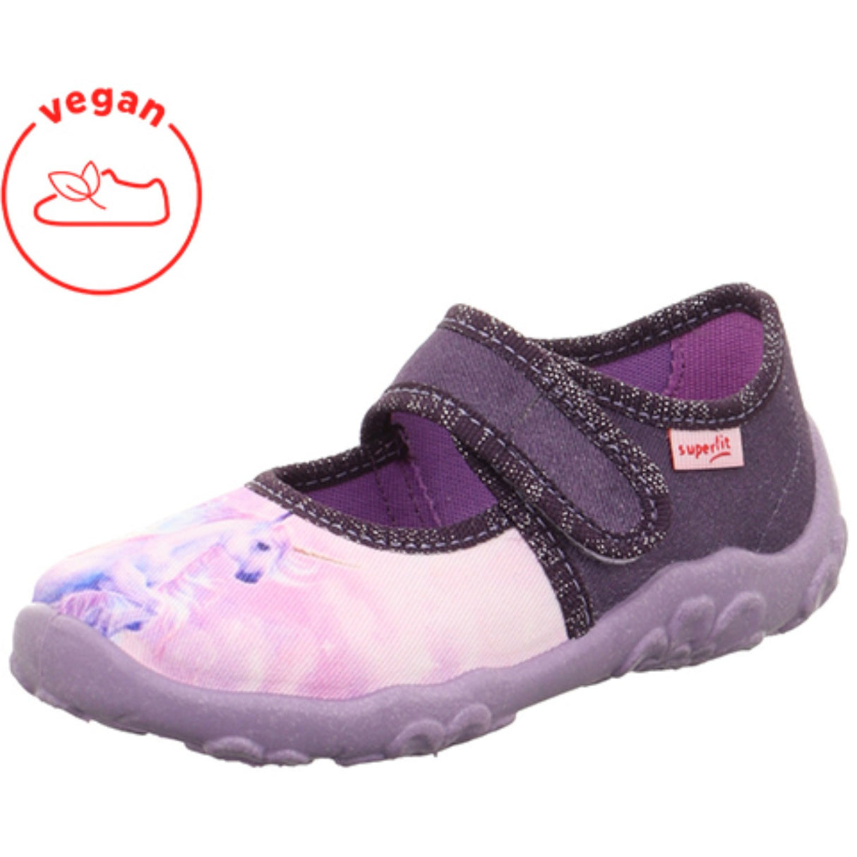 Superfit Purple Bonny Slippers With Cold Lining