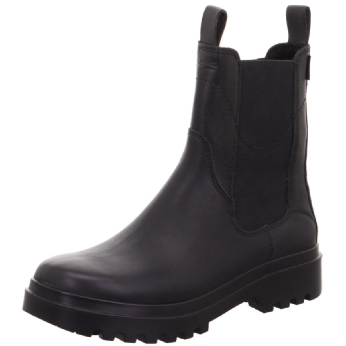 Superfit Black Abby Girls' Slip-On Borrelås Zip Boots