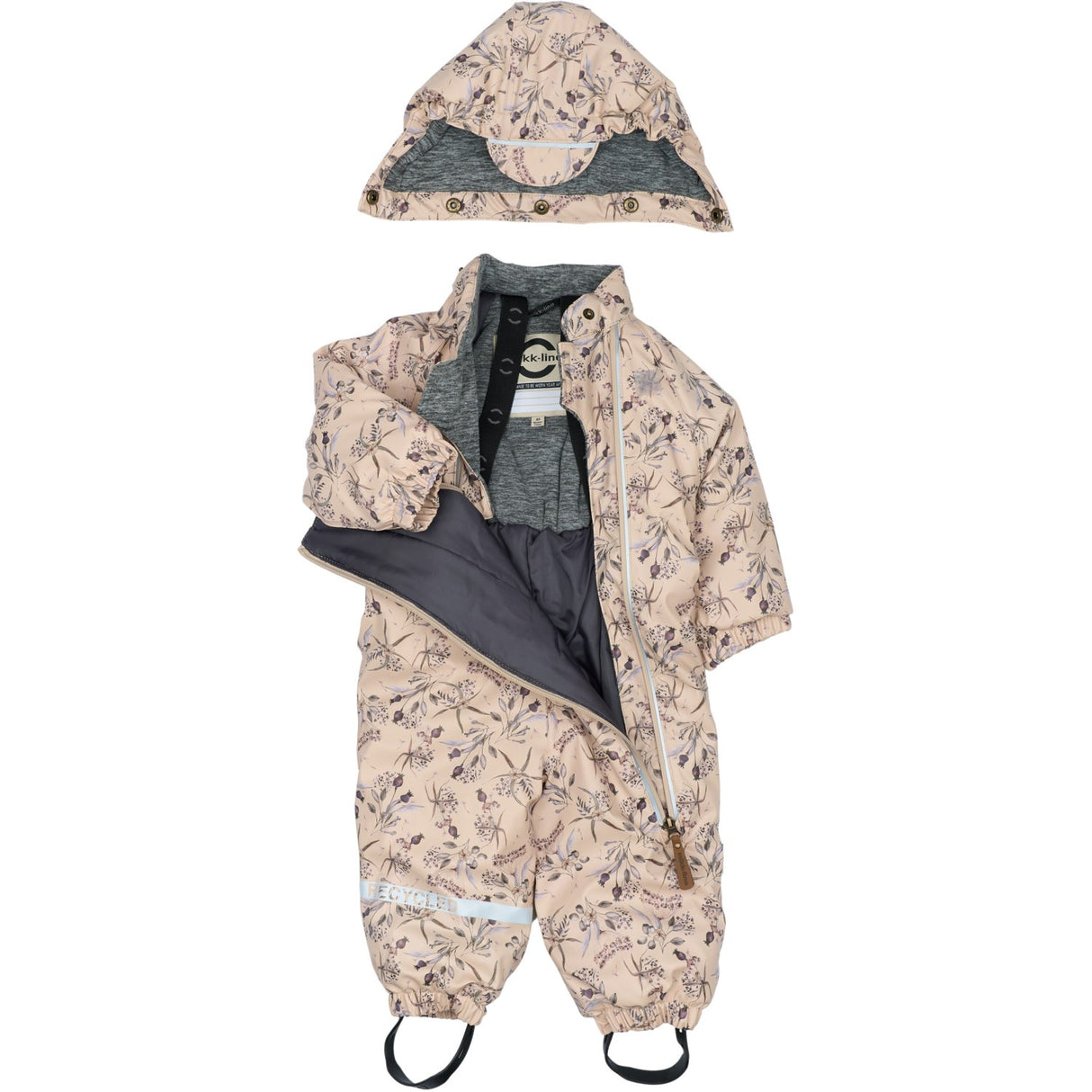 Mikk-Line Doeskin PU Snowsuit 2 Zip Recycled AOP