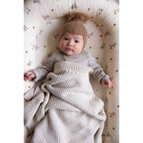 Cam Cam Copenhagen Off White Harper Baby Knit Throw