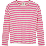 Mads Nørgaard Carmine Rose/Vanilla Ice 5x5 Classic Stripe Talika Topp