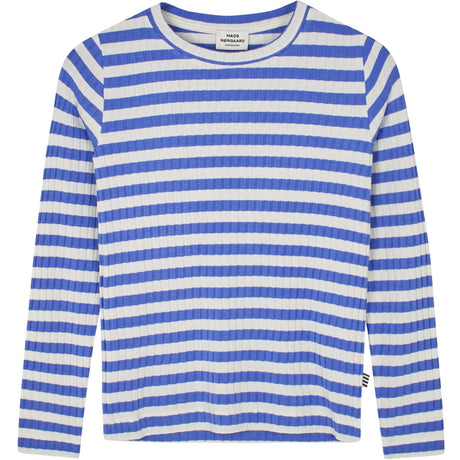 Mads Nørgaard Amparo Blue/Vanilla Ice 5x5 Classic Stripe Talika Topp