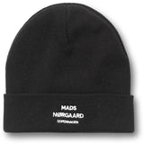 Mads Nørgaard Black Isak Logo Ambas Beanie