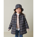 MarMar Wool Glitter Navy Check Olive Jakke