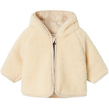 Lil'Atelier Sandshell Nalo Loose Sherpa Jakke