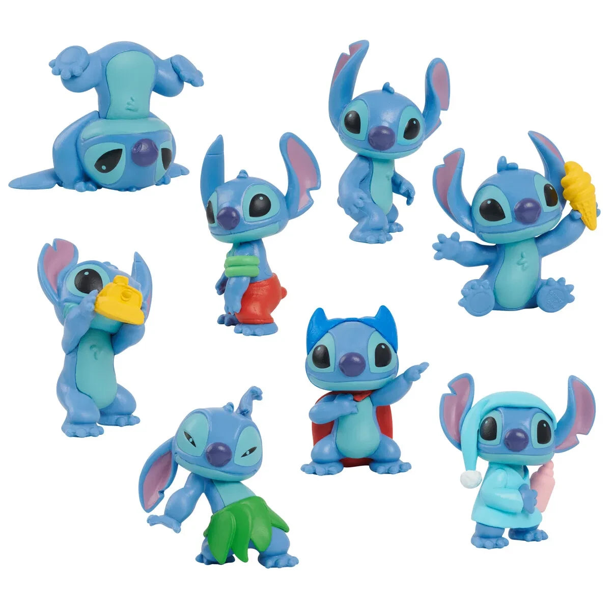 Disney Stitch Figur Sett 8-Pakning 7cm