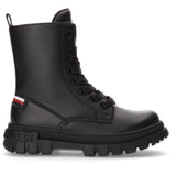 Tommy Hilfiger Black Lace-Up støvel