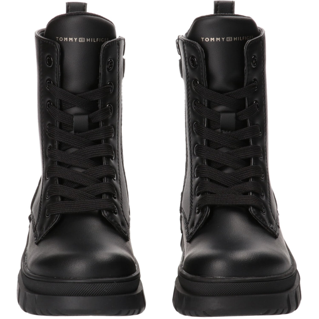 Tommy Hilfiger Black Lace-Up støvel