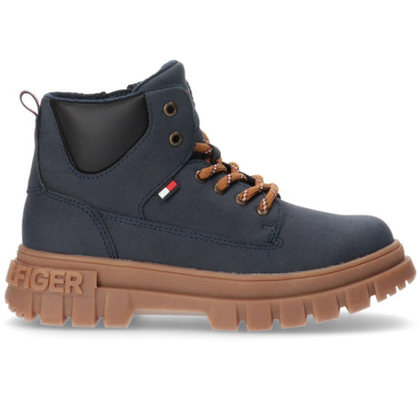 Tommy Hilfiger Blue Lace-Up støvel