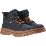 Tommy Hilfiger Blue Lace-Up støvel