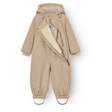 Mini A ture Savannah tan Fleece Lined Snowsuit