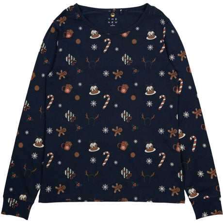 The New Navy Blazer AOP Holiday Pyjamas Voksne