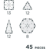 Cleverclixx Pastel Geo Pack Pastell 45 deler