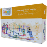 Cleverclixx Pastel Stor Racerbane Pastell | 80 brikker