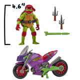 Turtles Mutant Mayhem Dragon Motorsykkel Raphael