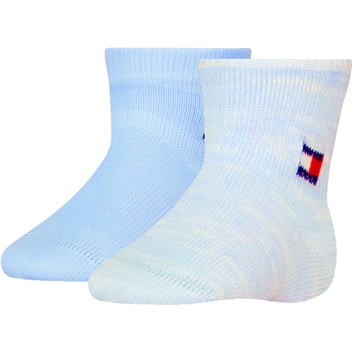 Tommy Hilfiger Light Blue Baby Sokker 2-pakning Runfree