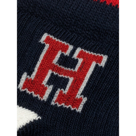 Tommy Hilfiger Navy Baby Sokker 3-Pakning Iconic Gaveeske