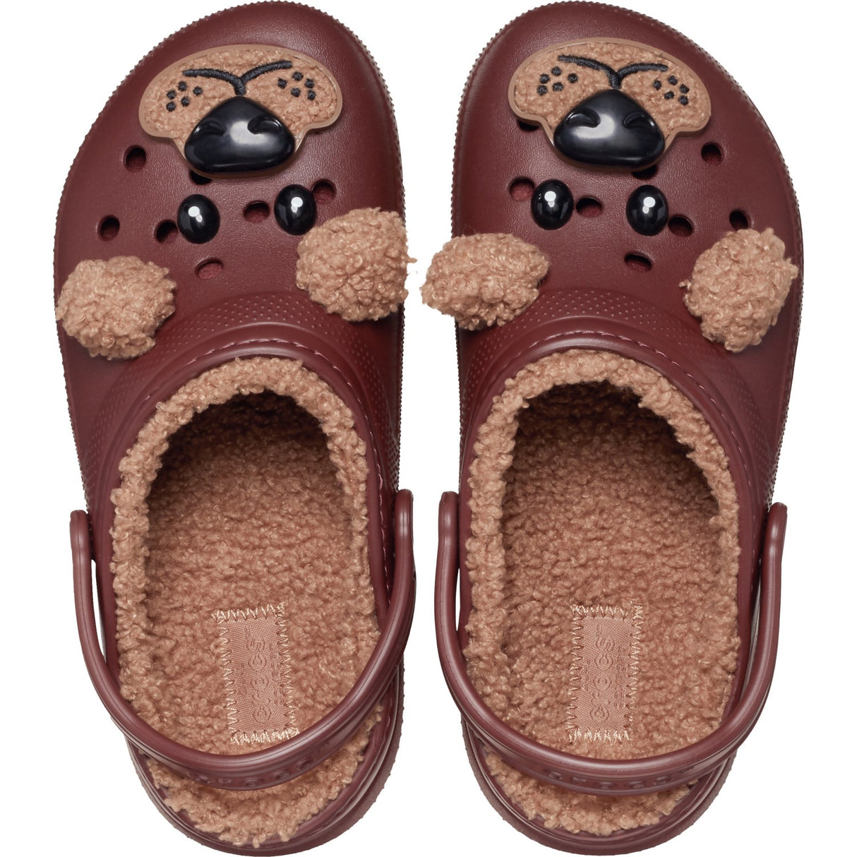 Crocs Dark Clay Classic Lined IAM Brown Bear Clog T