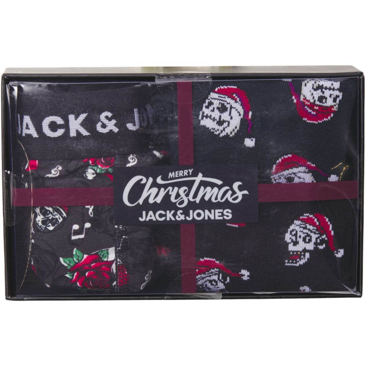 Jack & Jones Junior Black Xmas Skull Gaveeske