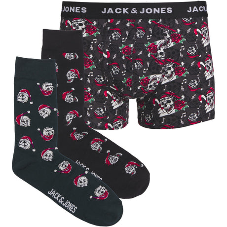 Jack & Jones Junior Black Xmas Skull Gaveeske