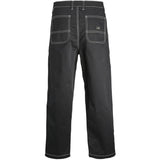 Jack & Jones Junior Black Stalex Contrast Worker Bukser