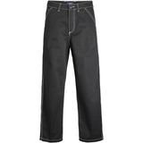 Jack & Jones Junior Black Stalex Contrast Worker Bukser