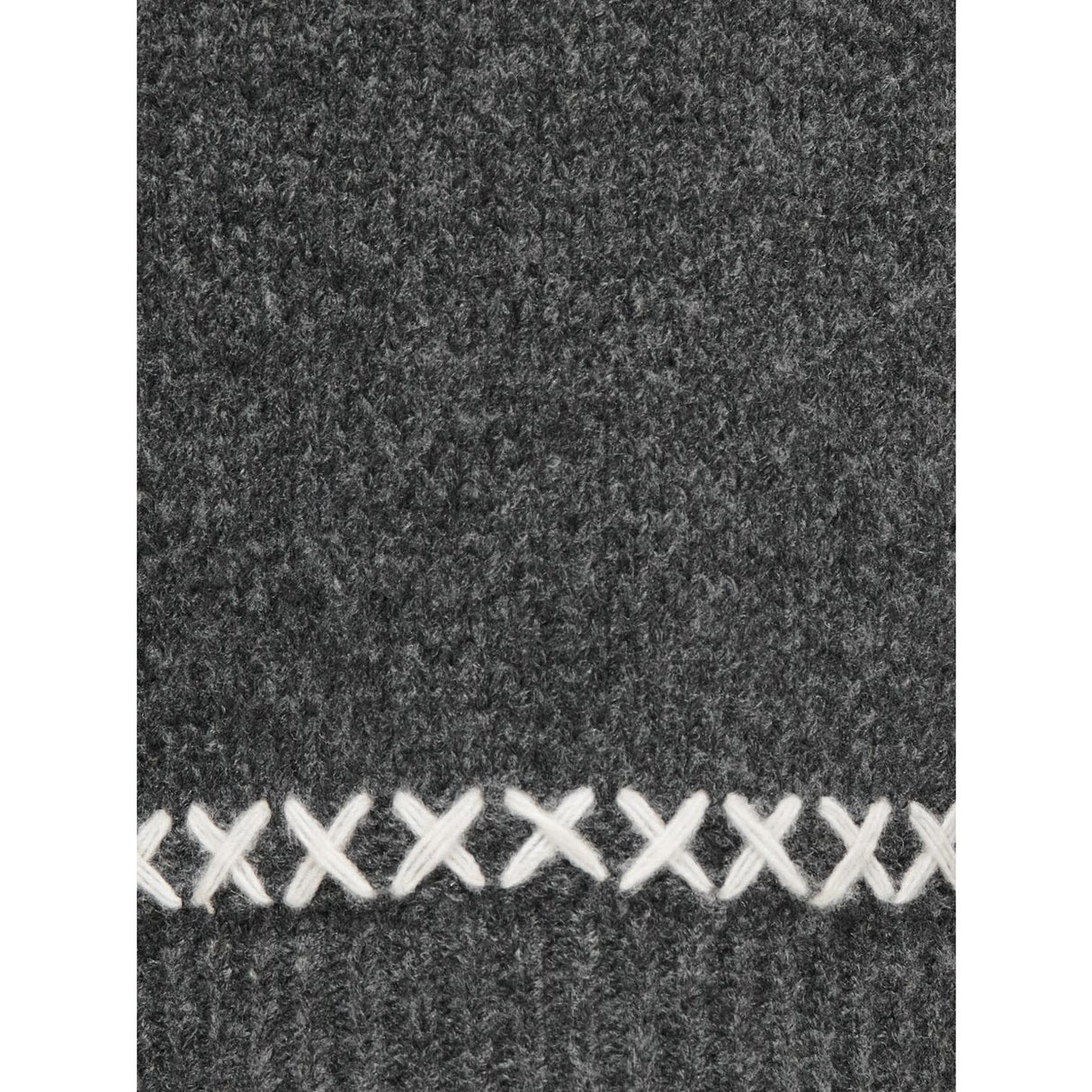 kids ONLY Dark Grey Melange Amanda Life O-Neck Detail Strikket Bluse