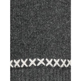 kids ONLY Dark Grey Melange Amanda Life O-Neck Detail Strikket Bluse