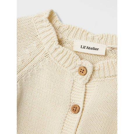 Lil'Atelier Turtledove Ramla Knit Cardigan