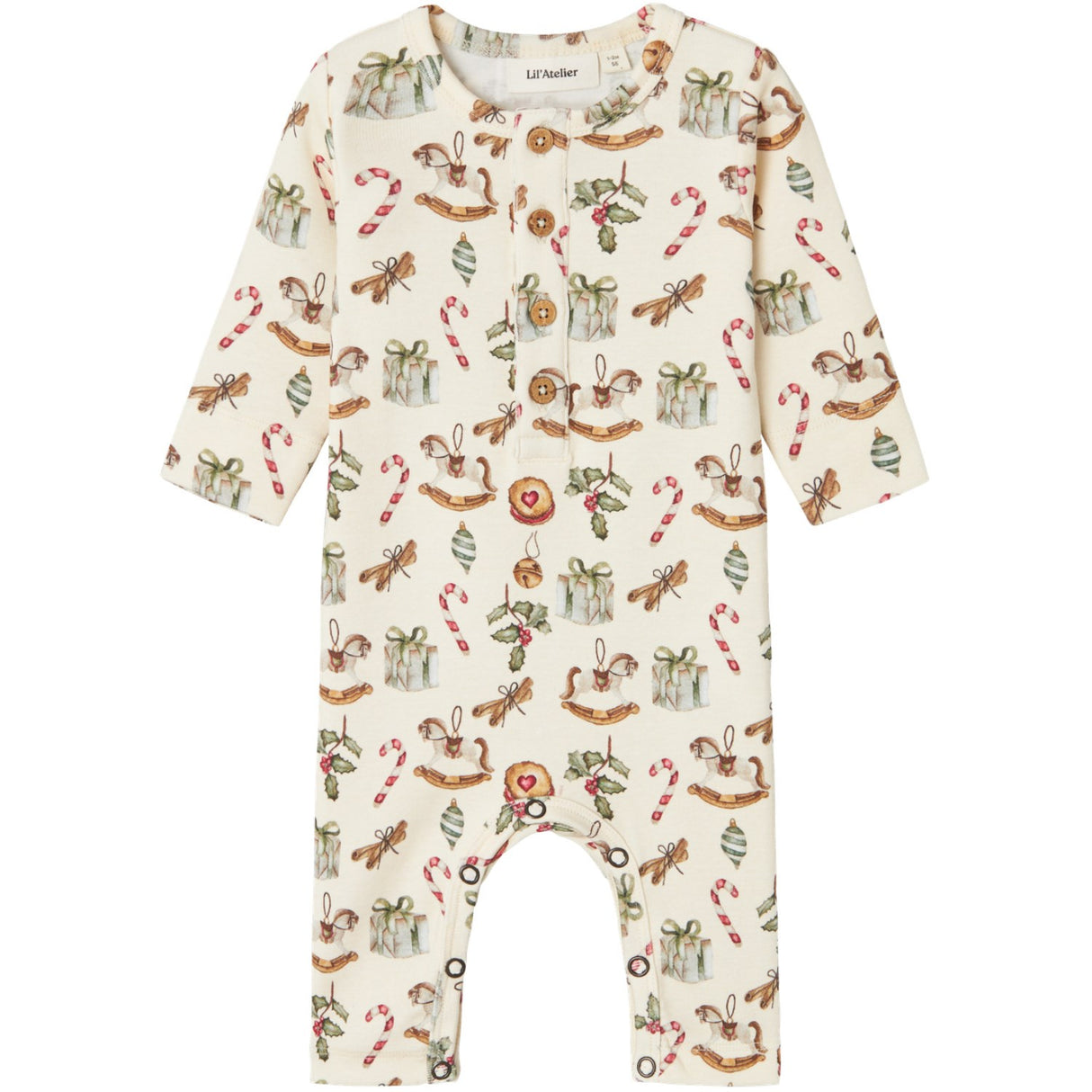 Lil'Atelier Turtledove Gio Slim Onesie