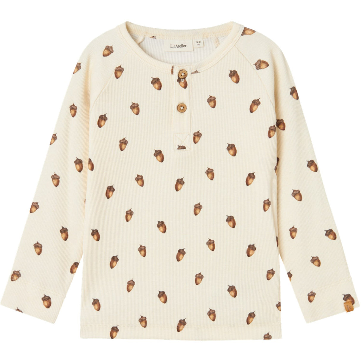 Lil'Atelier Turtledove Acorn Gavo Elo Slim Blouse