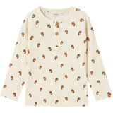 Lil'Atelier Turtledove Acorn Gavo Elo Slim Blouse