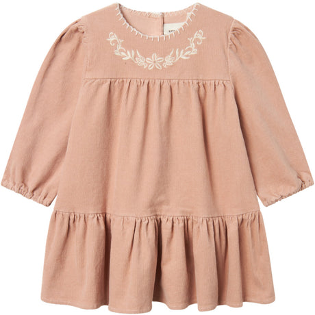 Lil'Atelier Rugby Tan Revelle Corduroy Dress